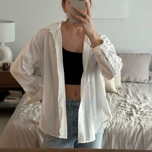 Zara White Blouse - M